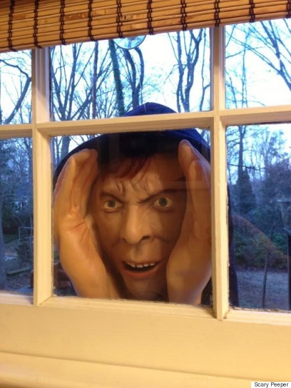 Creepy' Man Stares at Woman Through Bedroom Window in 'Terrifying