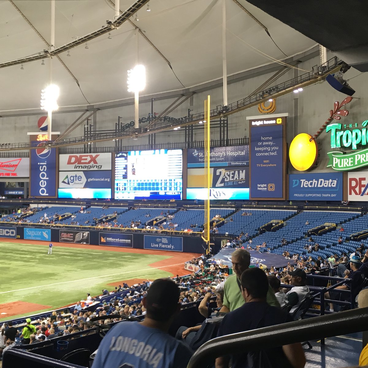 FULL HOUSE! Tampa Bay Rays Fans Pack the Trop