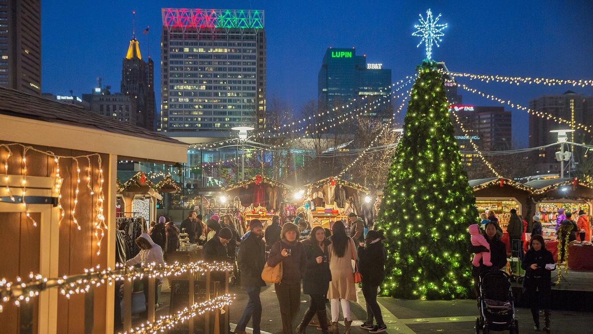 Inner Harbor's Christmas Village Expands Again For Seventh Year - Baltimore Business Journal