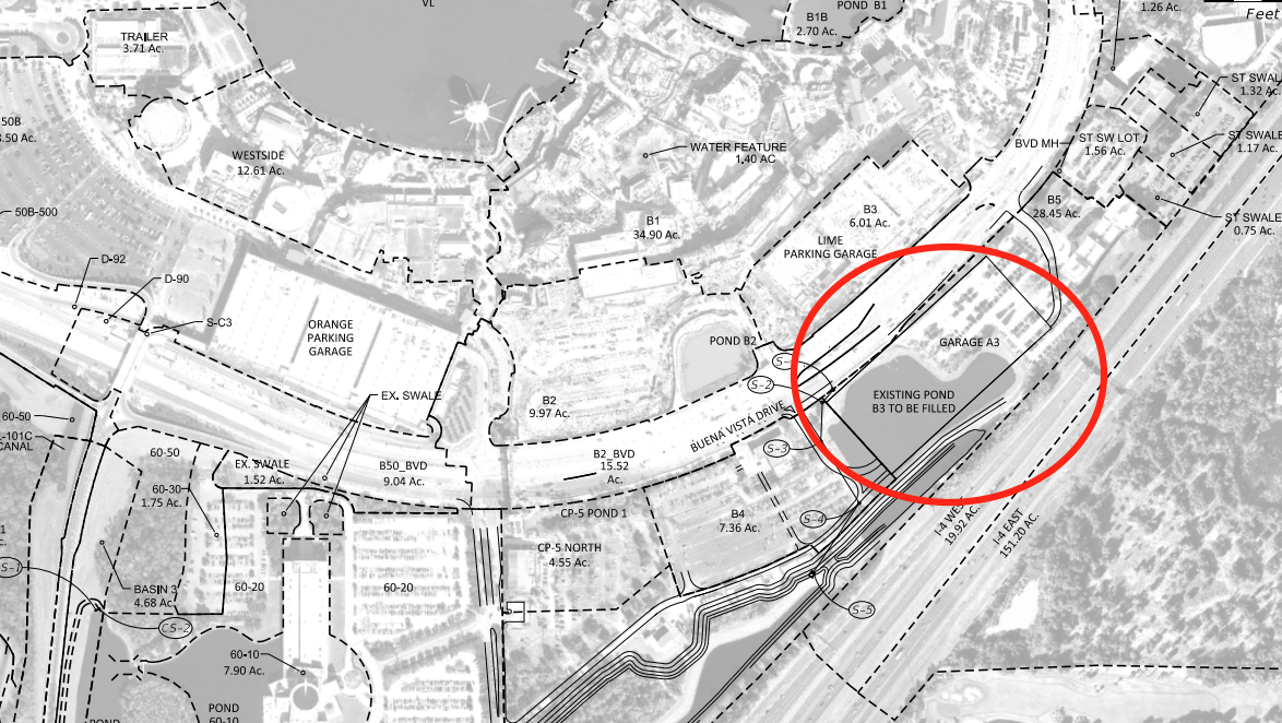 Disney Springs Permit Signals Start Of Parking Garage Begins