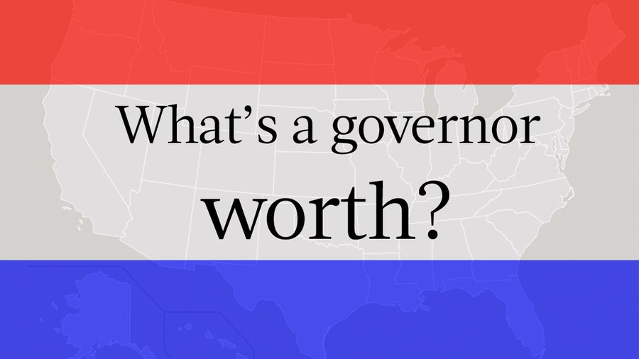 NY Gov. Andrew Cuomo ranks fourth among US governors for salary