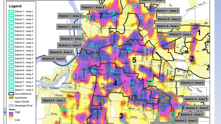 Memphis Crime "hot Spots" Consistent Over Three Years - Memphis ...