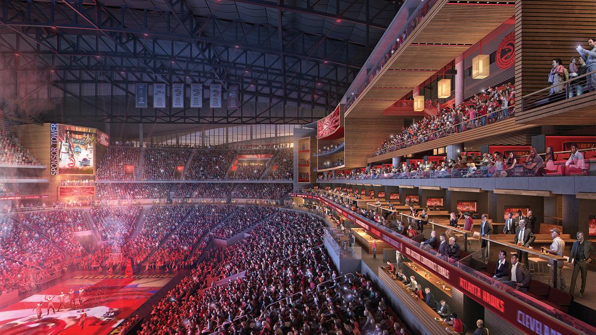 Plans filed to kick off 193 million Philips Arena renovation (PICS