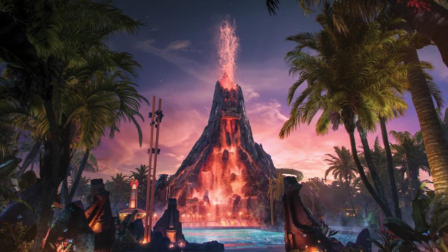 Universal Orlando reveals more - Universals Volcano Bay At Night*900xx2160 1215 0 82 