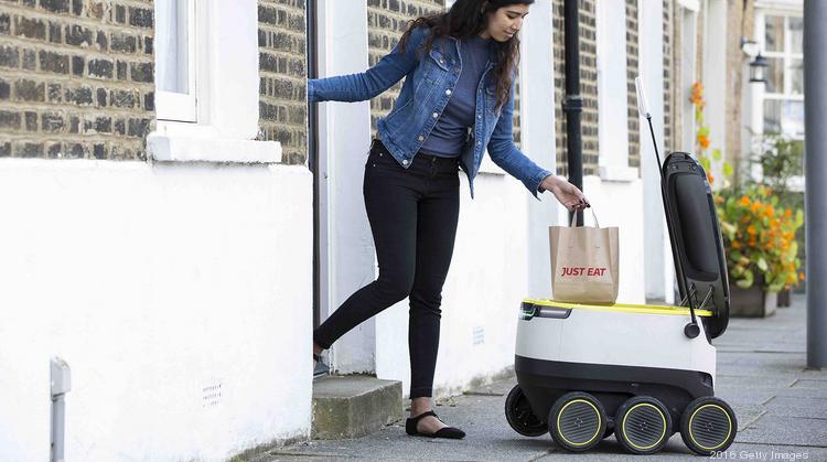 UW-Madison students can now order food delivery from robots - Milwaukee  Business Journal