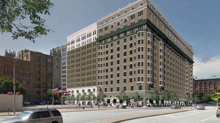 A rendering of the Jefferson Arms building supplied by Alterra Worldwide.