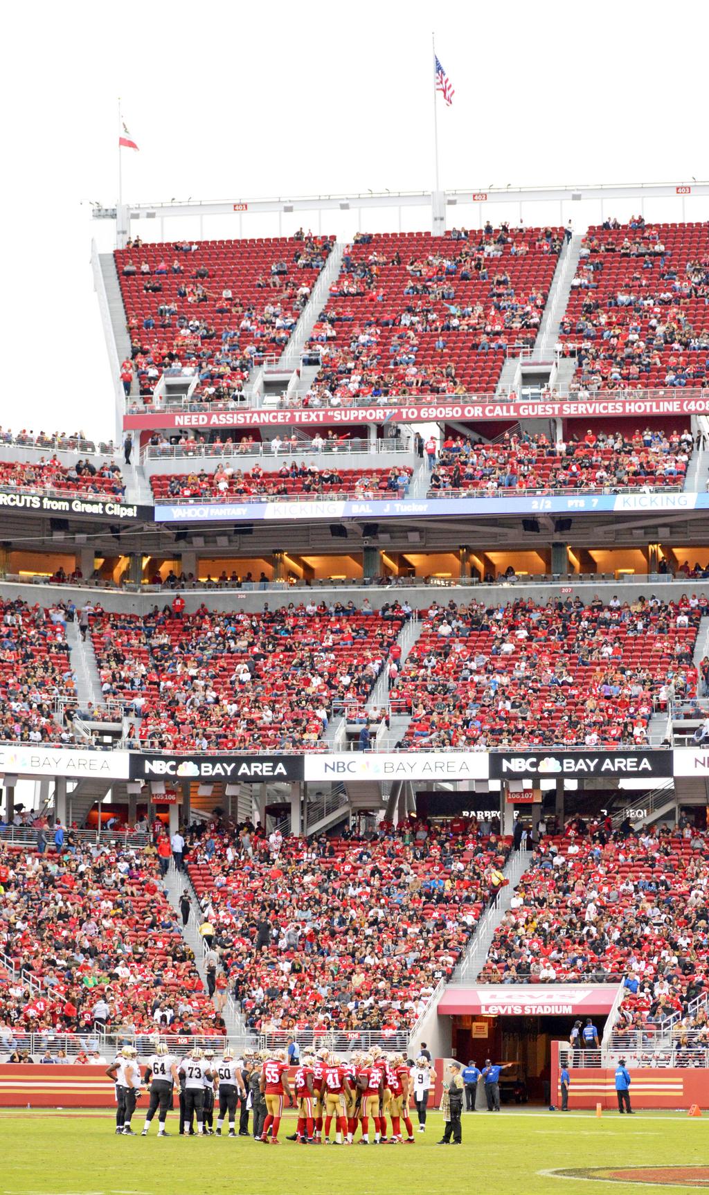 Cowboys to have sizable fan presence at 49ers' Levi's Stadium, per