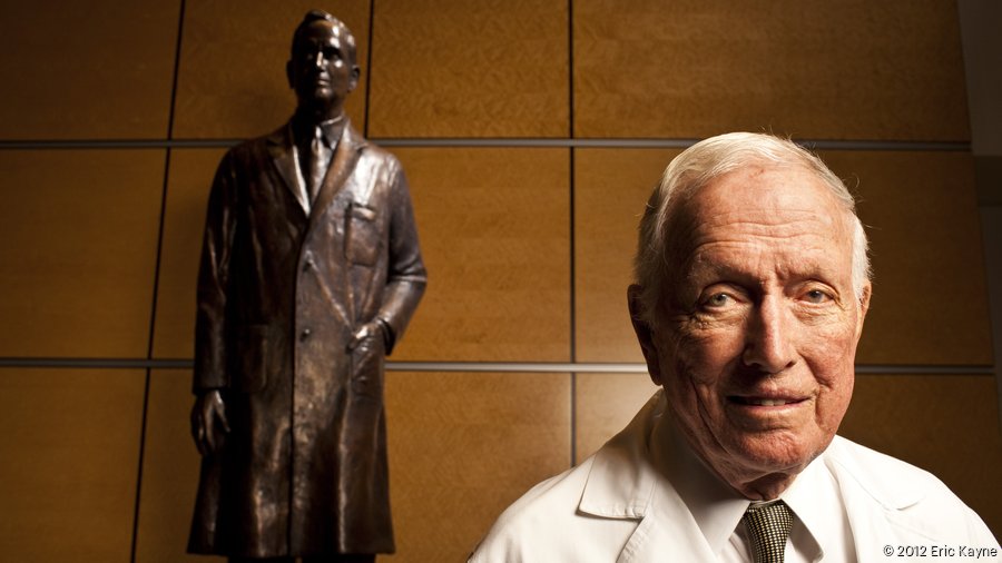 Dr. Denton Cooley, Houston heart surgeon and Texas Heart Institute