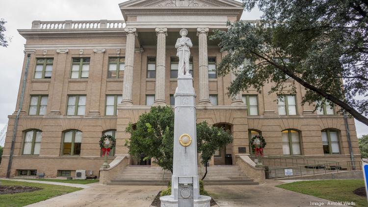 The Williamson County Courthouse in Georgetown, which is situated in the middle of the fast-growing city's historic downtown. It's surrounded by shops and restaurants on "the square." Once again, Georgetown ranked as the fastest-growing U.S. city in America. ARNOLD WELLS/STAFF