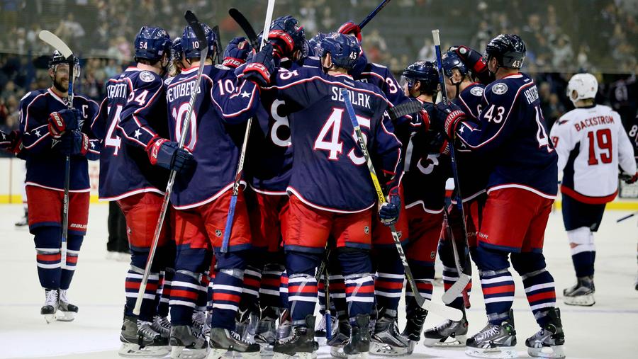 Columbus Blue Jackets name Bread Financial as home helmet sponsor -  SportsPro