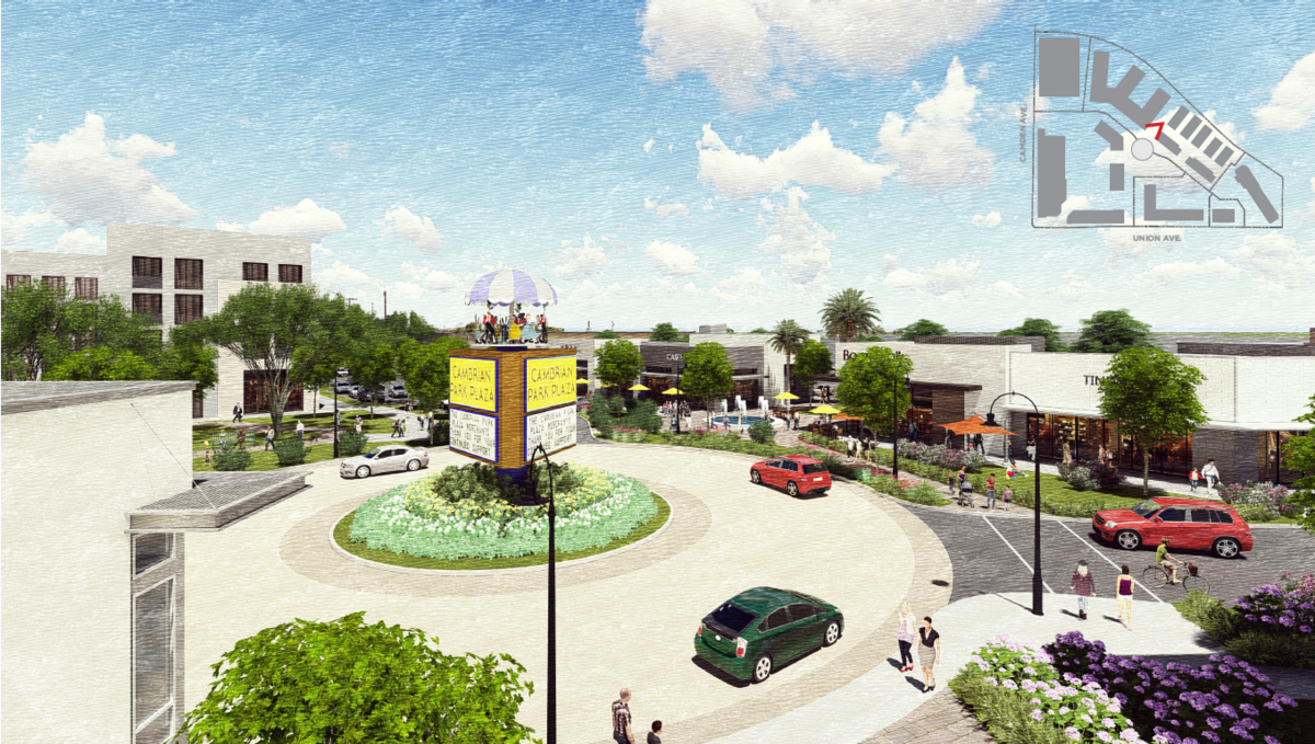 Weingarten Realty submits preliminary redevelopment plans for Cambrian Park Plaza Silicon