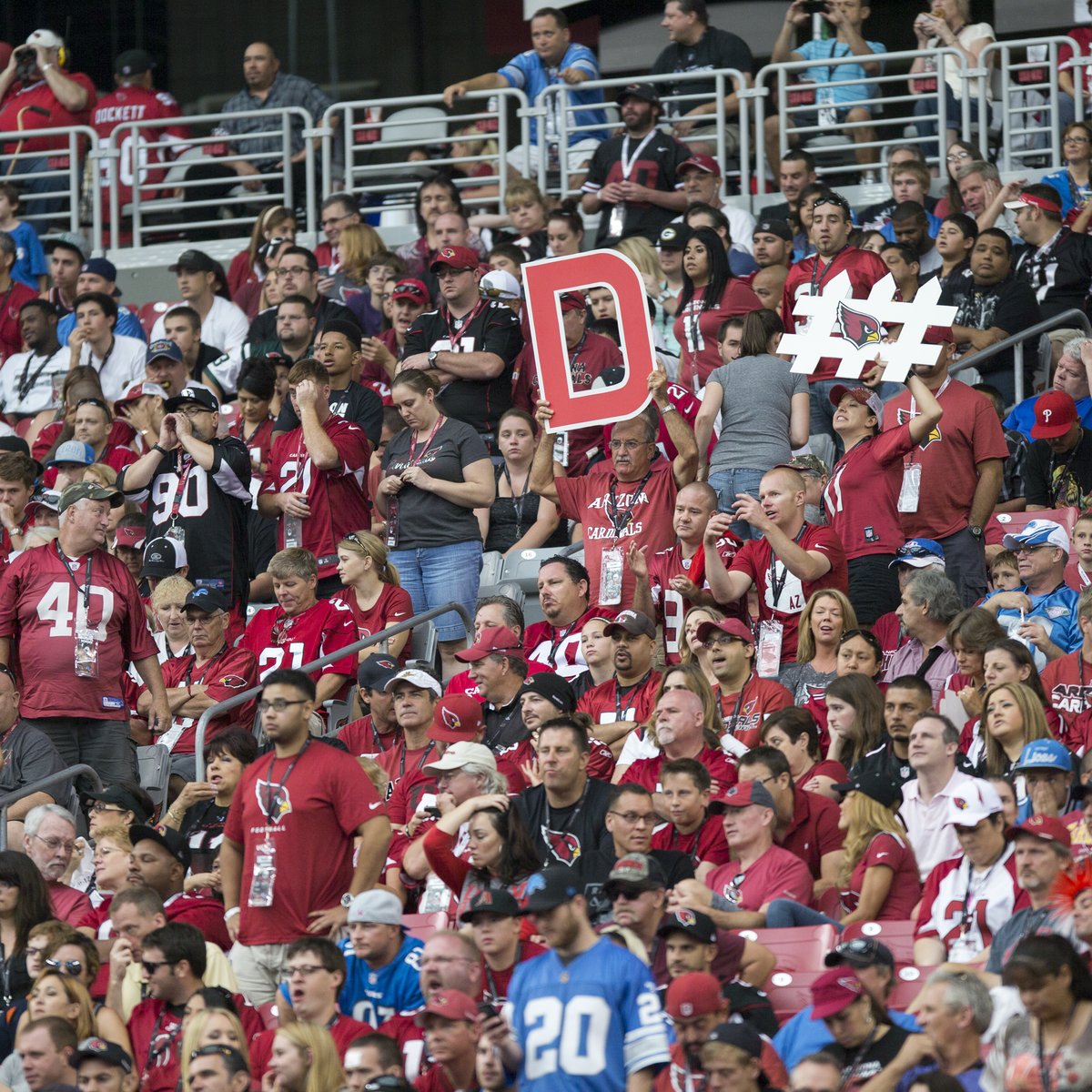 Arizona Cardinals on X: Best fans in the league.   / X