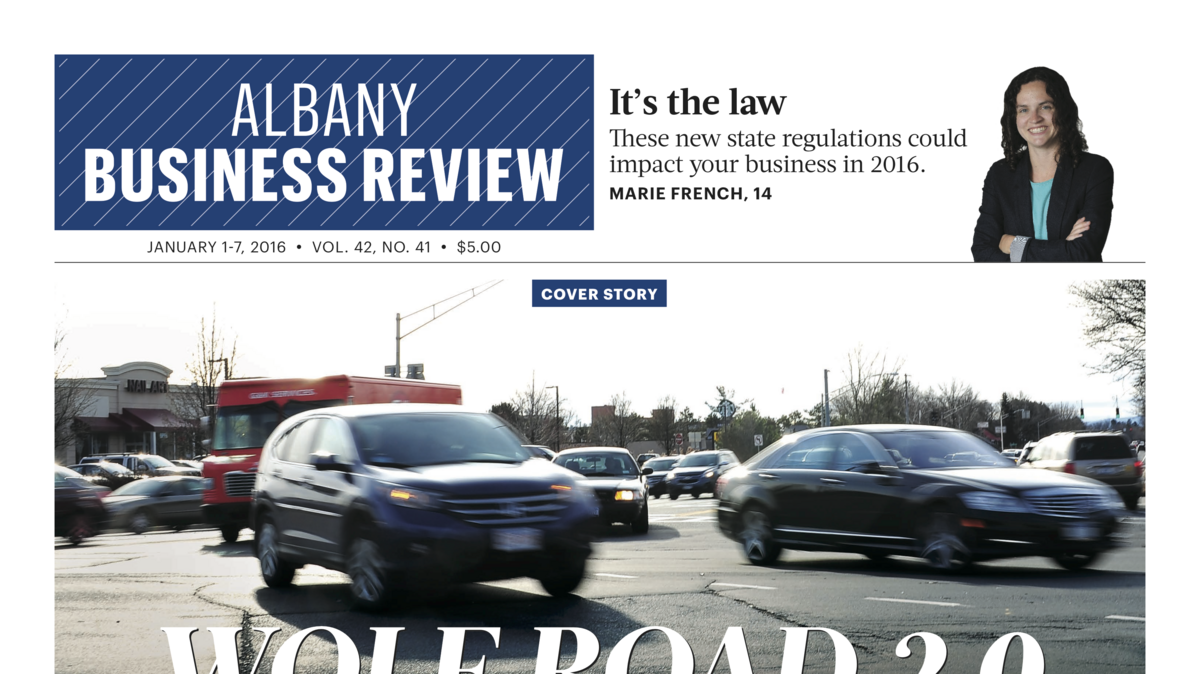 Albany Business Review's front pages in 2016 Albany Business Review