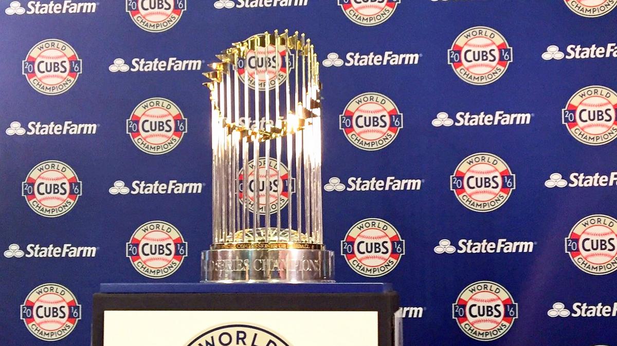 Cubs 2016 World Series Champions Commemorative Trophy