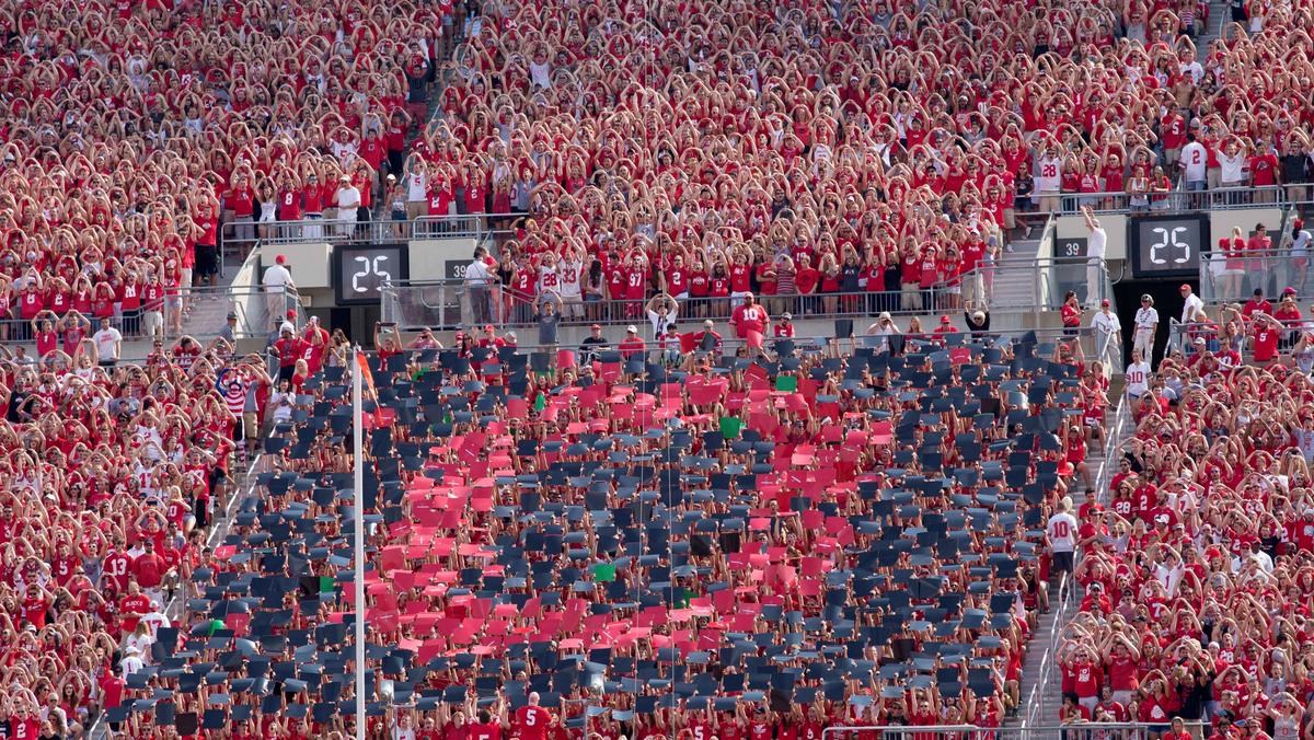 Ohio State fans found ways to celebrate despite empty stadium