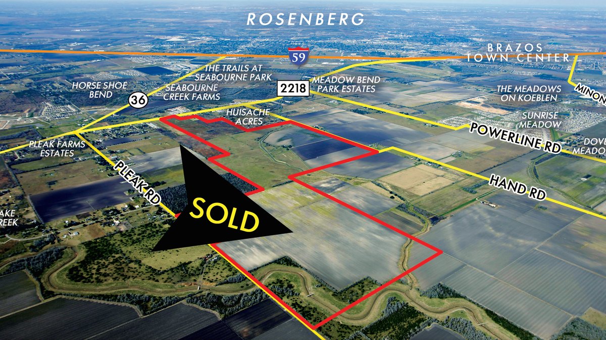 Long Lake Ltd. acquires 549 acres in Rosenberg, southwest of Houston