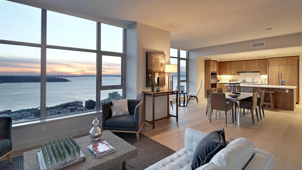 Seattle Couple Lists Insignia Tower Corner Penthouse For 3m