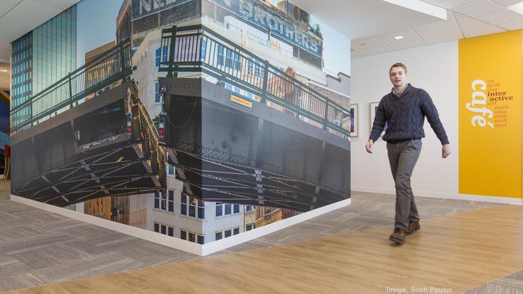 Milwaukee's Coolest Offices: Open, modern design, with treadmills part of  PriceWaterhouseCoopers - Milwaukee Business Journal