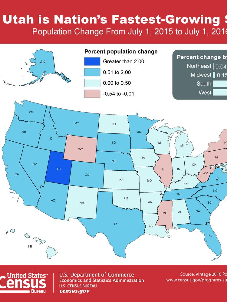 Arizona Population Density Map