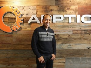 Sunny Gupta, chief executive officer of Apptio, is pictured in his company's headquarters in Bellevue, Wash.