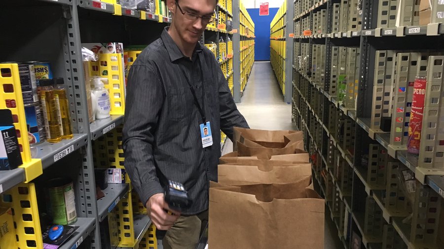 A behind the scenes look at Amazon's Minneapolis Prime Now hub