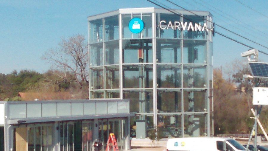 Is Carvana building a car vending machine in Austin? See for yourself