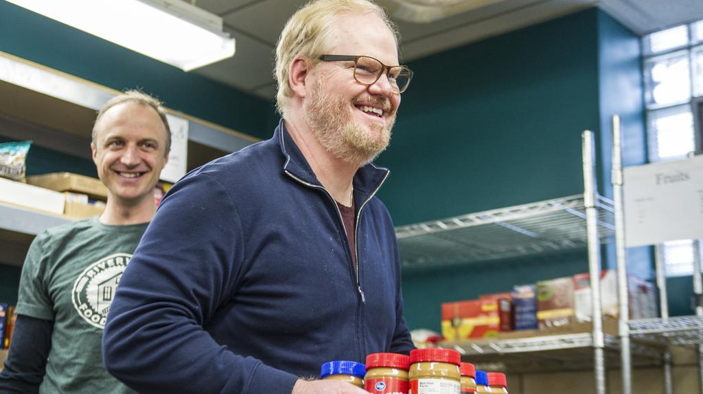 Comedian Jim Gaffigan And His Family Help Riverwest Food Pantry