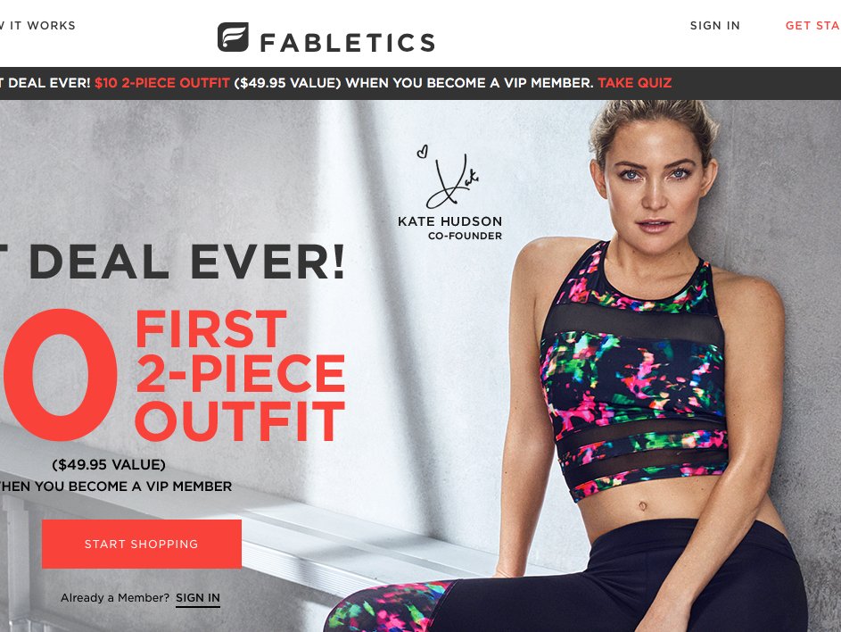 Lateral 2-Piece Outfit - Fabletics