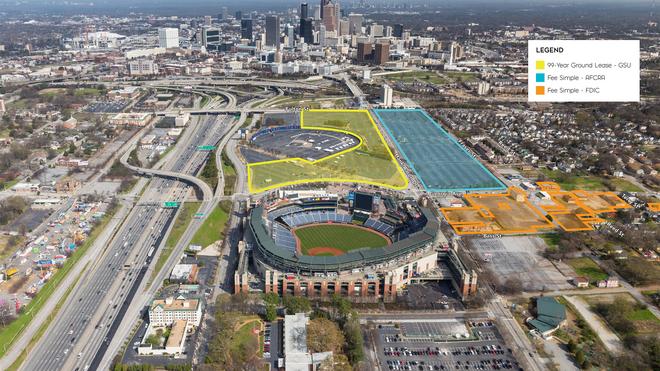 Minimalist Atlanta-Fulton County Stadium Atlanta Braves - S