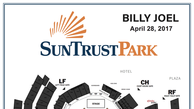 Getting Ready For The Billy Joel Concert At SunTrust Park April 28 2017 