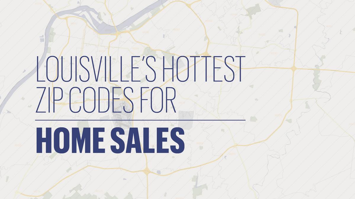 Louisvillearea ZIP codes with most home sales in 2016 Louisville