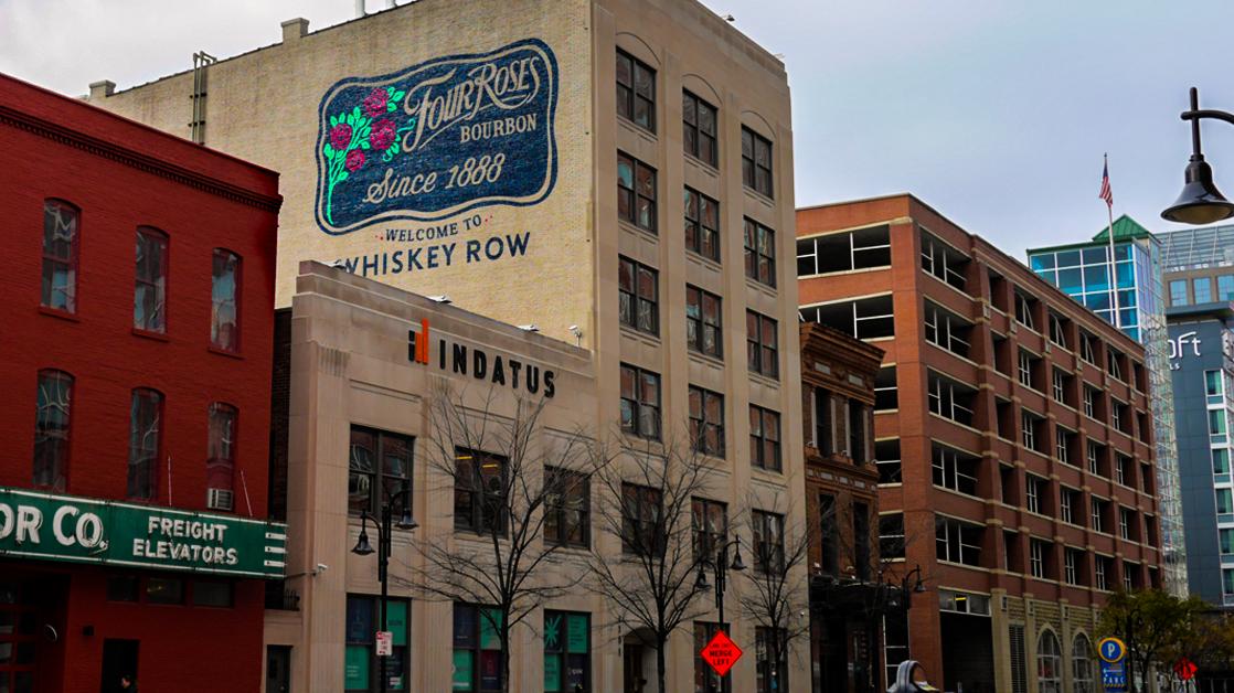 Artist paints Four Roses mural in Louisville Louisville Business First