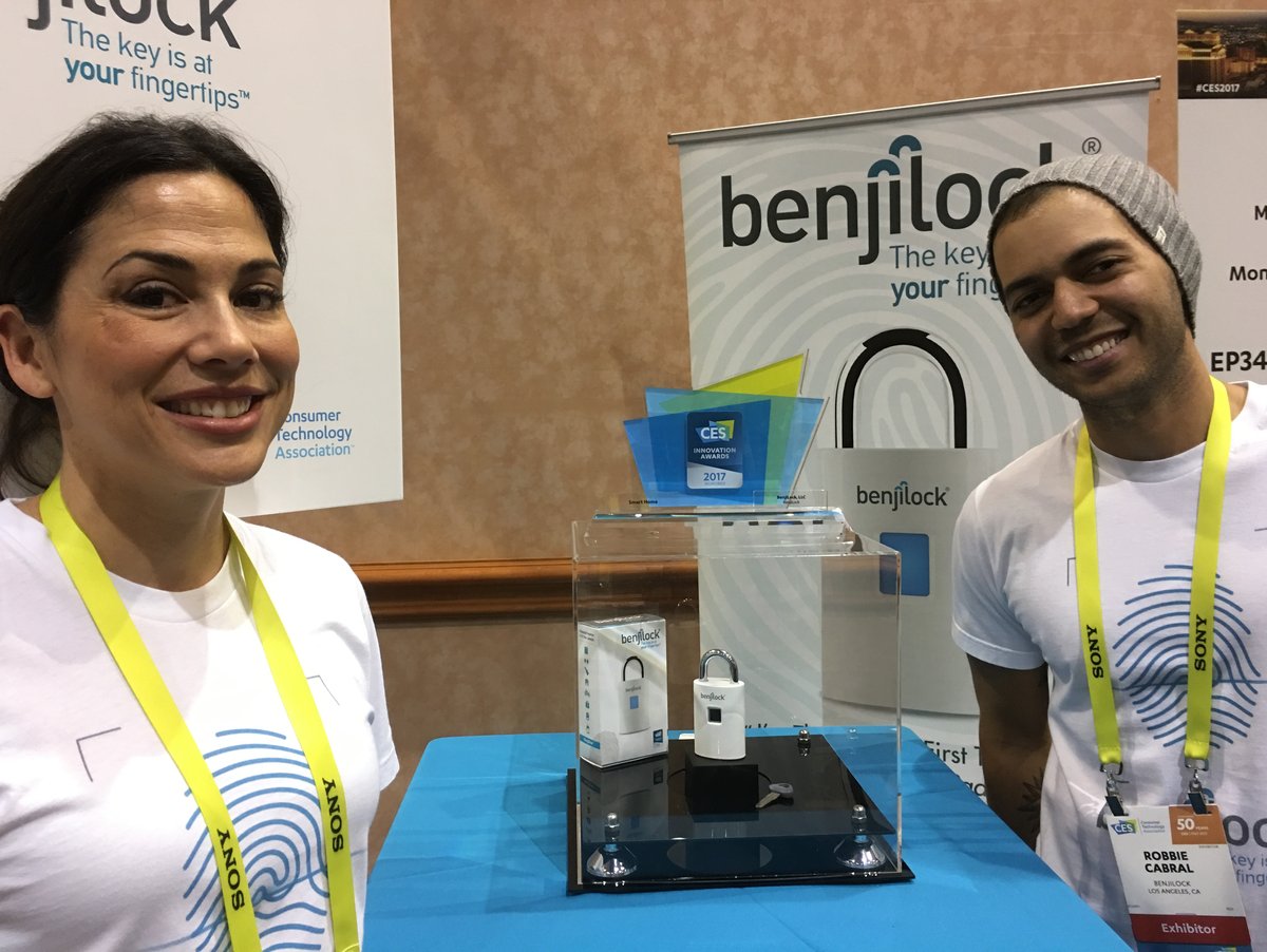 BenjiLock's no dog when it comes to securing your possessions as shown at  the Consumer Electronics Show - L.A. Business First
