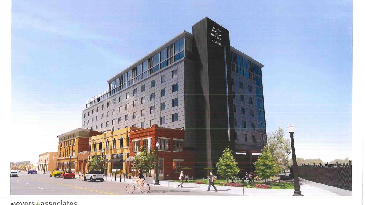 RENDERINGS Continental Real Estate showing revised plans for 8story