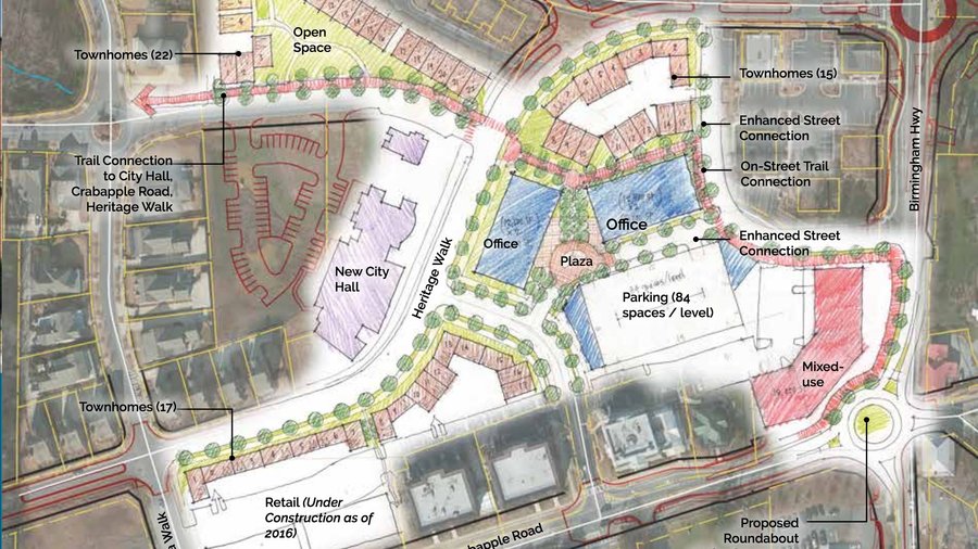 Milton seeks to create its own downtown Atlanta Business Chronicle