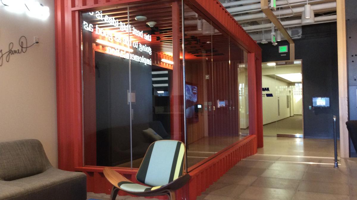 DBJ Offices Tour KPMG's hip 'Ignition Center' in downtown Denver