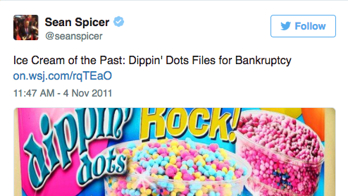 Dippin' Dots Files for Bankruptcy - WSJ