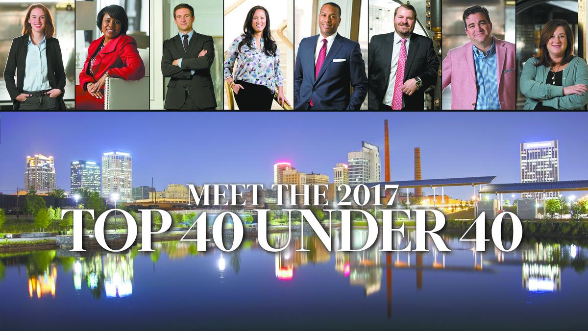 Meet the Birmingham Business Journal's Top 40 Under 40 for 2017