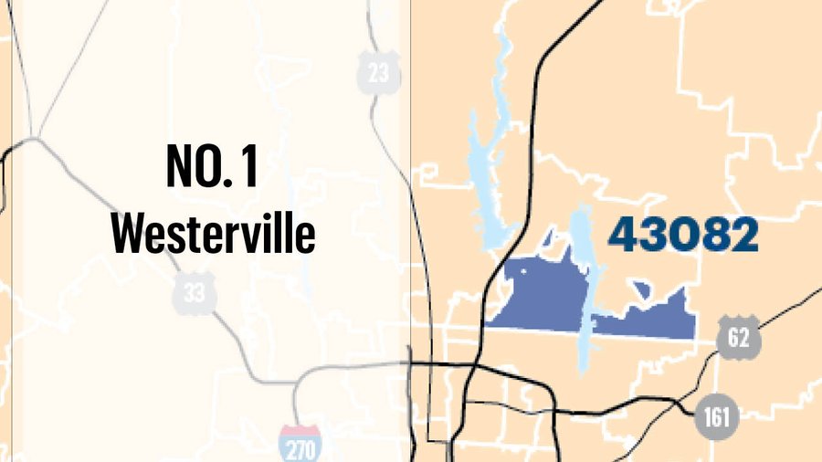 Central Ohio&rsquo;s wealthiest ZIP codes according to Esri Inc 