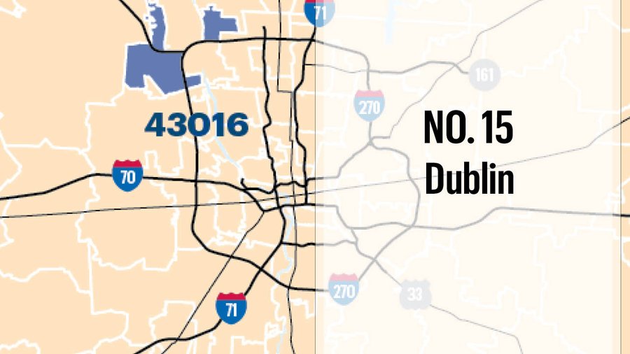 Central Ohio’s wealthiest ZIP codes according to Esri Inc. Columbus