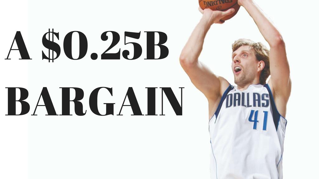 Dirk Nowitzki will show all you young cats how to *really* take a pay cut
