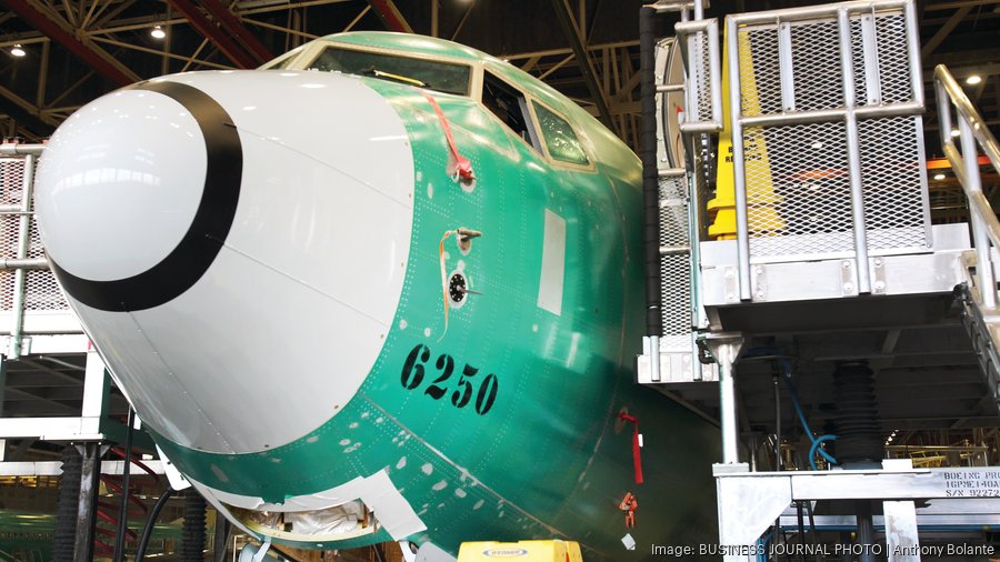 The 737 Max 9 jetliner production line  continues to bump up monthly production quotas