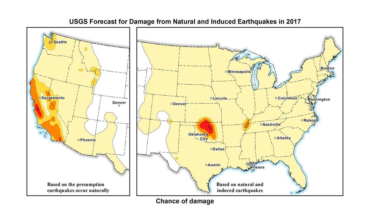 usgs earth quake map