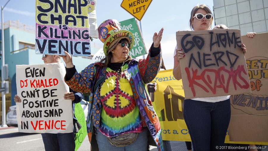 Snap Protest SNAPCHAT IPO PROTESTS