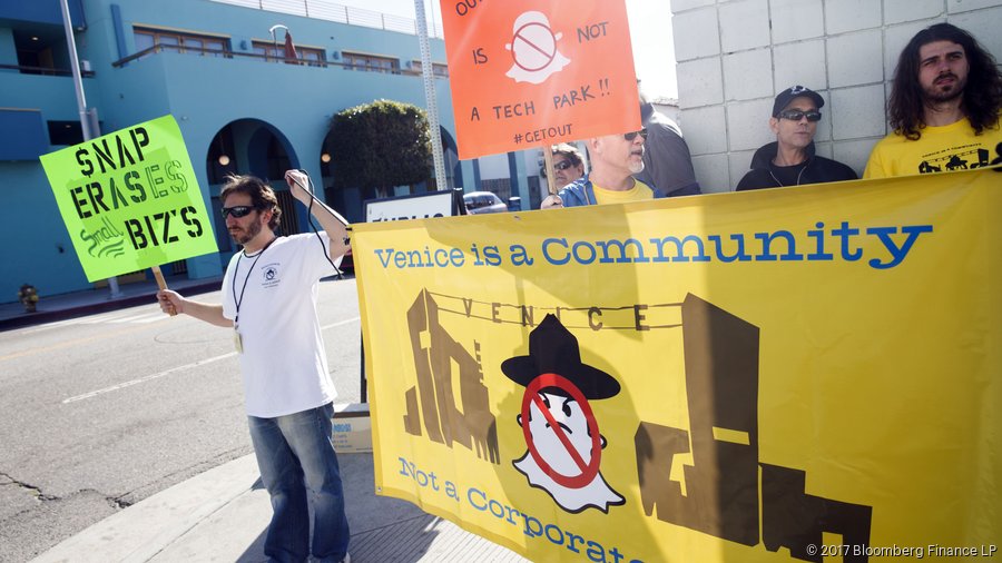 SNAPCHAT IPO PROTESTS