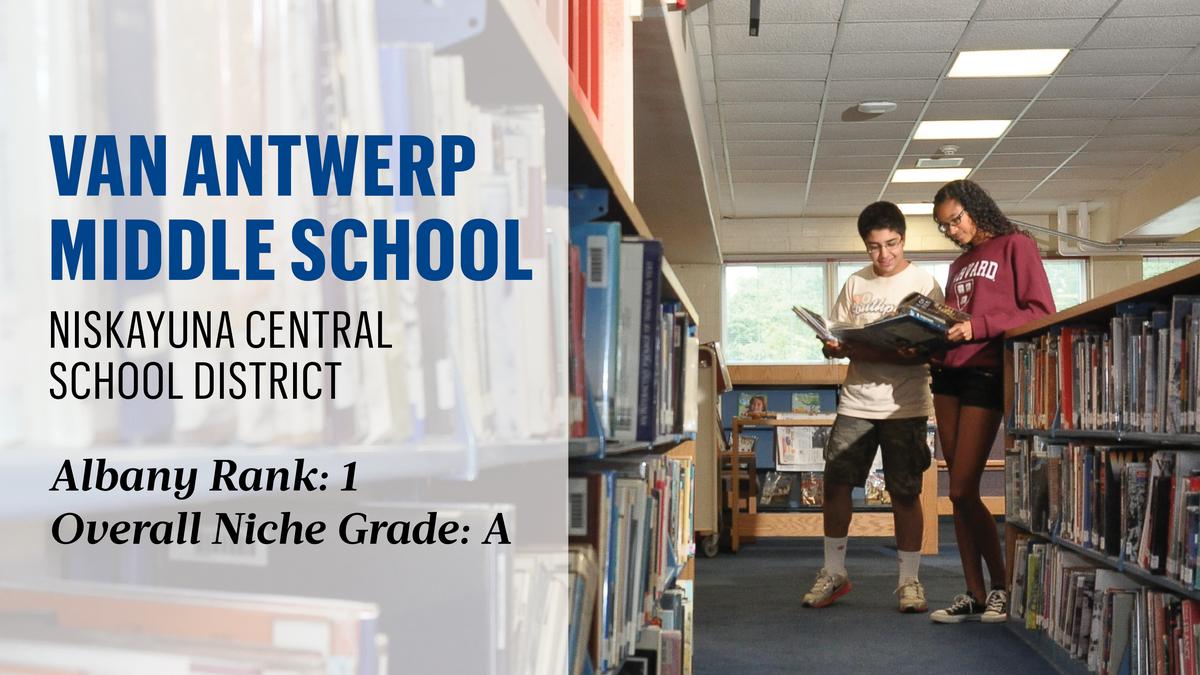 Niskayuna, NY, middle school tops list of Albany, NY area schools