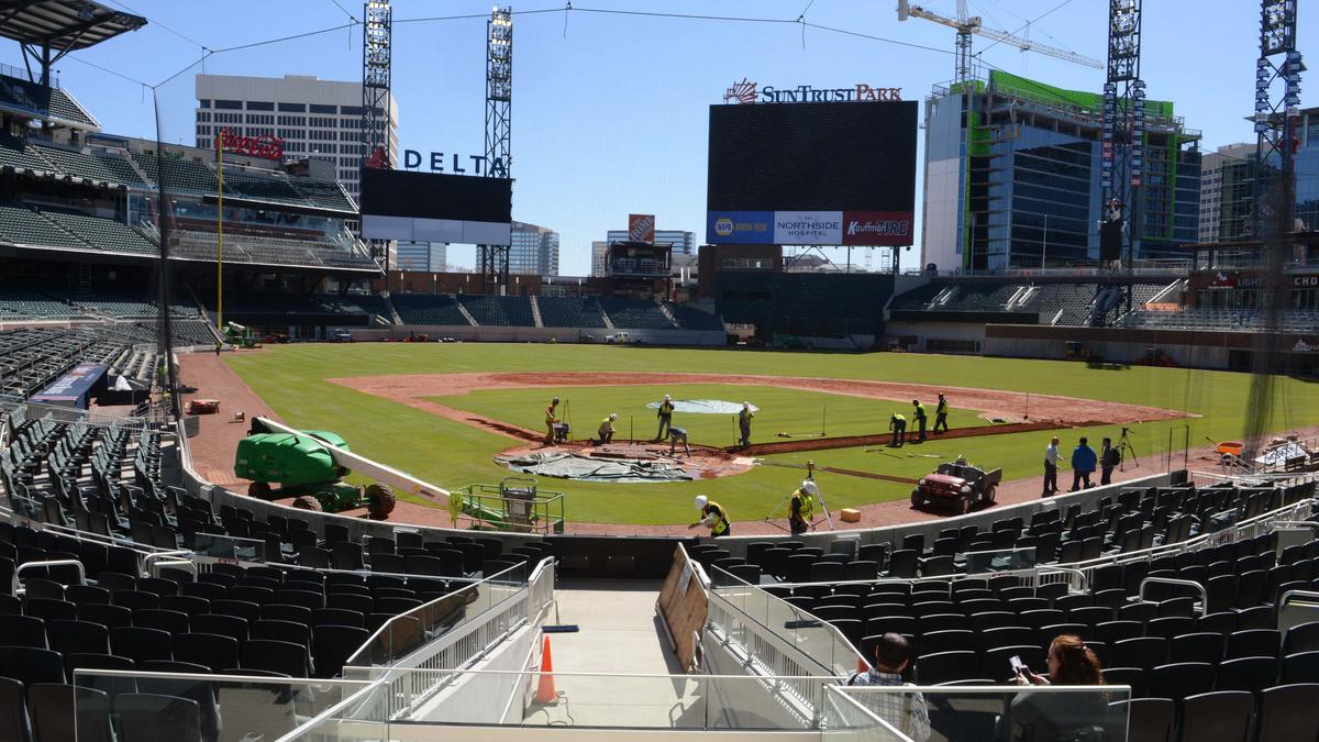 First Look At The Nearly Finished Future Home Of The Atlanta Braves ...