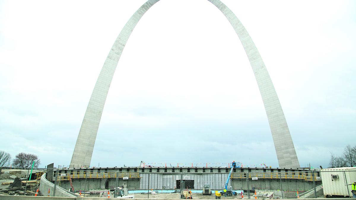 Arch update: Kiener Plaza to reopen in May - St. Louis Business Journal