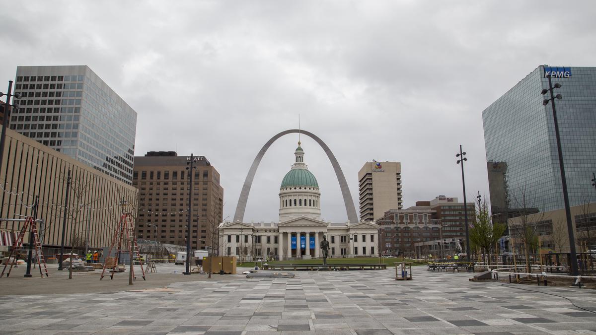 CityArchRiver announces opening date for Kiener Plaza - St. Louis Business Journal