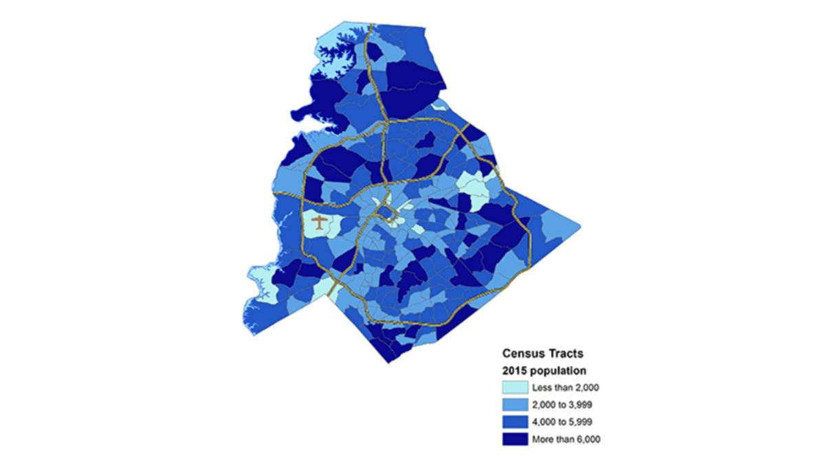 Where Charlotte's population is growing — and dropping — the most